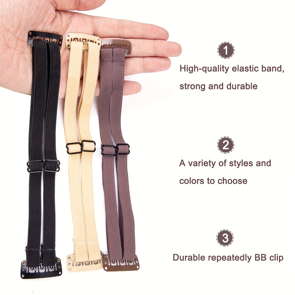 Invisible Hair Band Face Lift Band With Clip Stretching - Temu