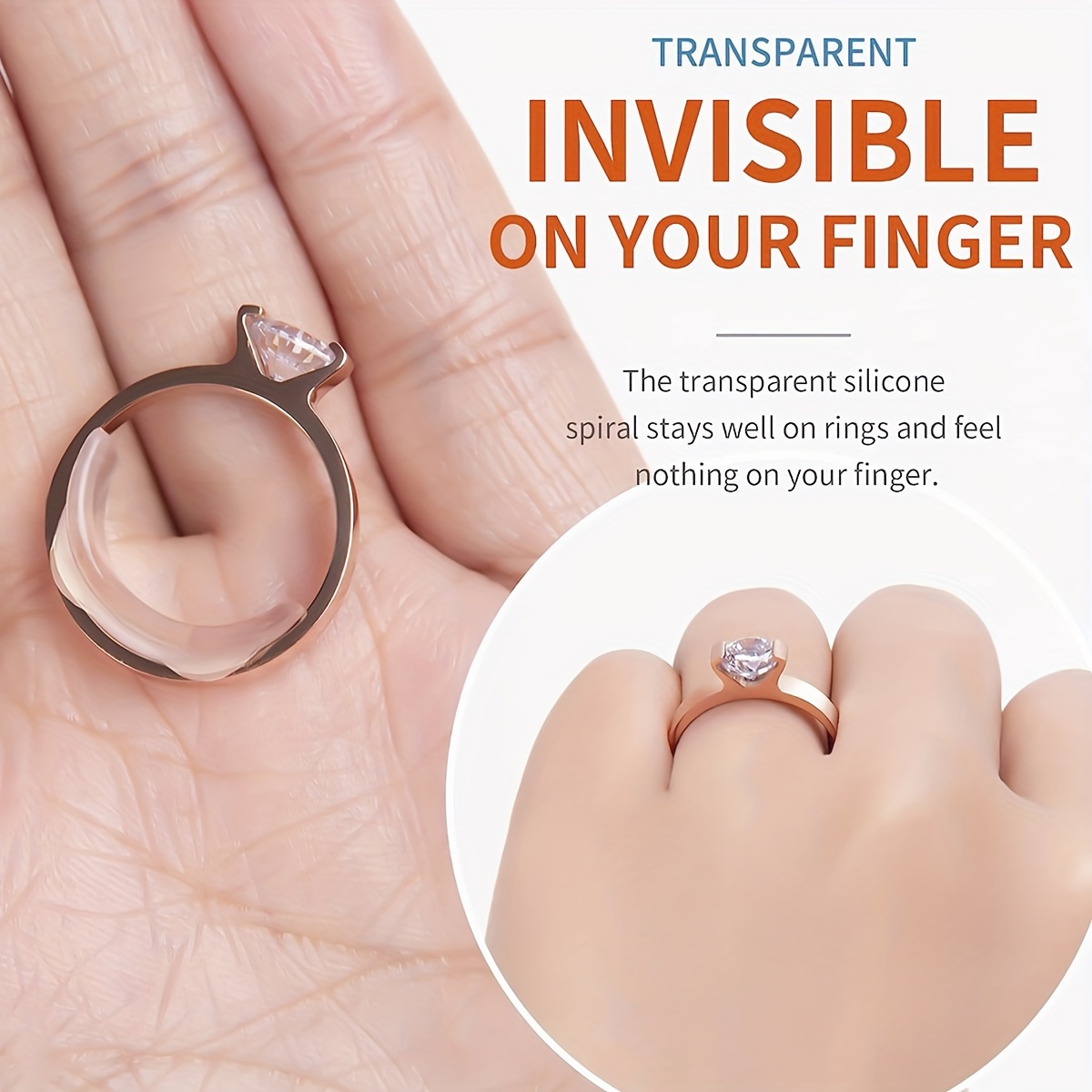 Invisible Ring Size Adjuster For Loose Rings Ring Jewelry Rings for Teens
