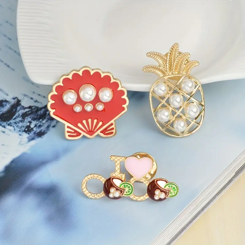 Cute Cartoon Brooch Pin With Faux Pearl Decoration - Perfect Clothing And  Hat Accessory For Parties And Gifts For Mom And Friends - Temu United Arab  Emirates