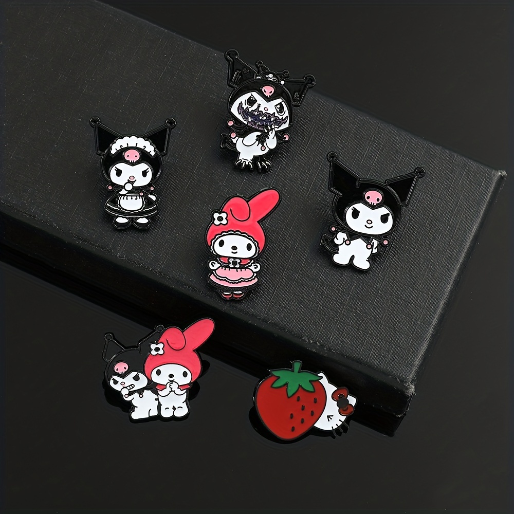 Kuromi Play Time Enamel Brooch Cute Anime Collectible Pinterest