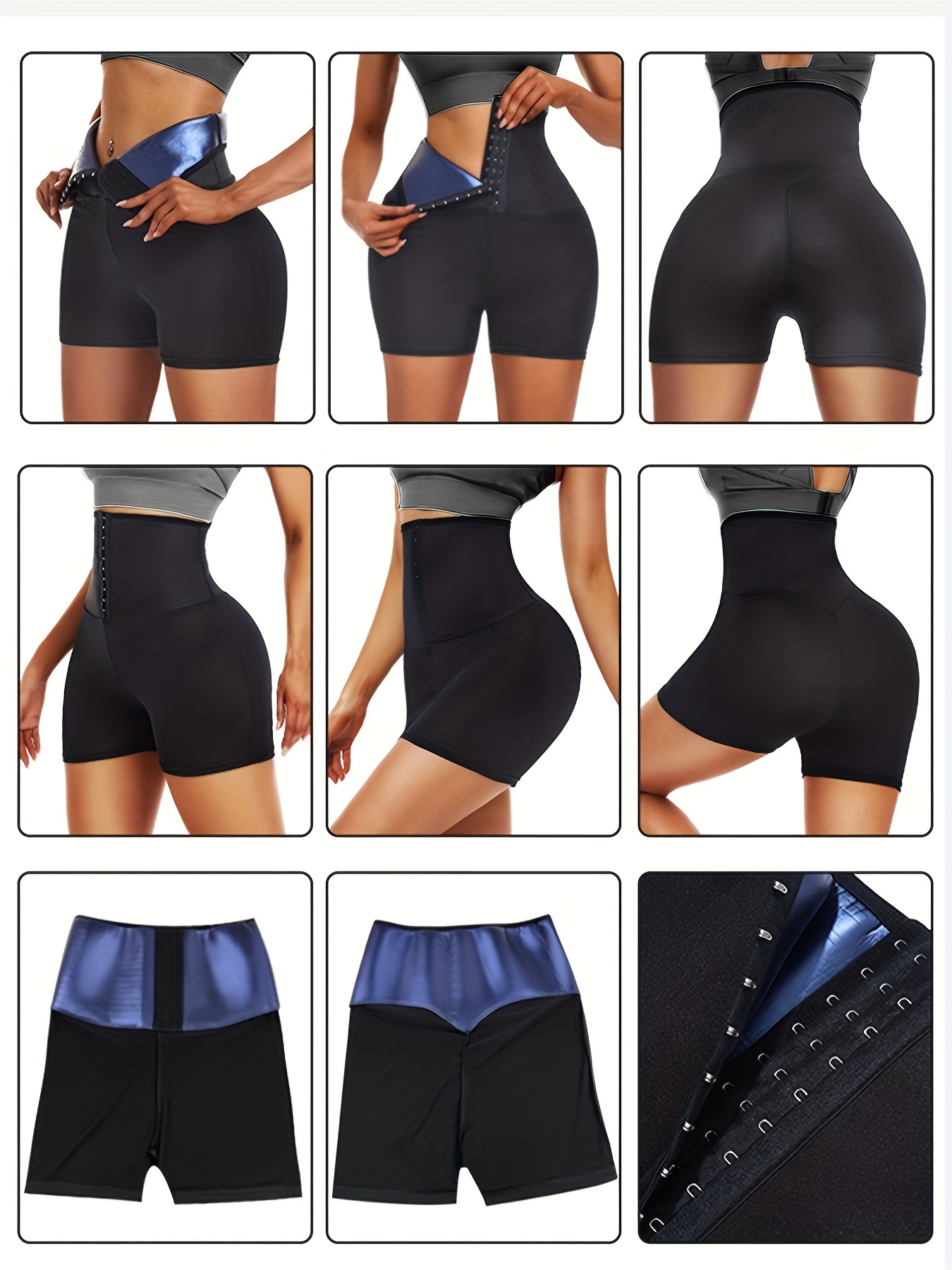 Loday Women High Waist Butt Lifter Panties Slimming Body Shaper Corset  Tummy Control Waist Trainer Compression Underwear(Black, XL) 