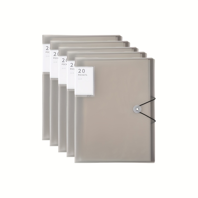 green 80/100 Pages) A4 Size Pocket File Binder Folder - Temu