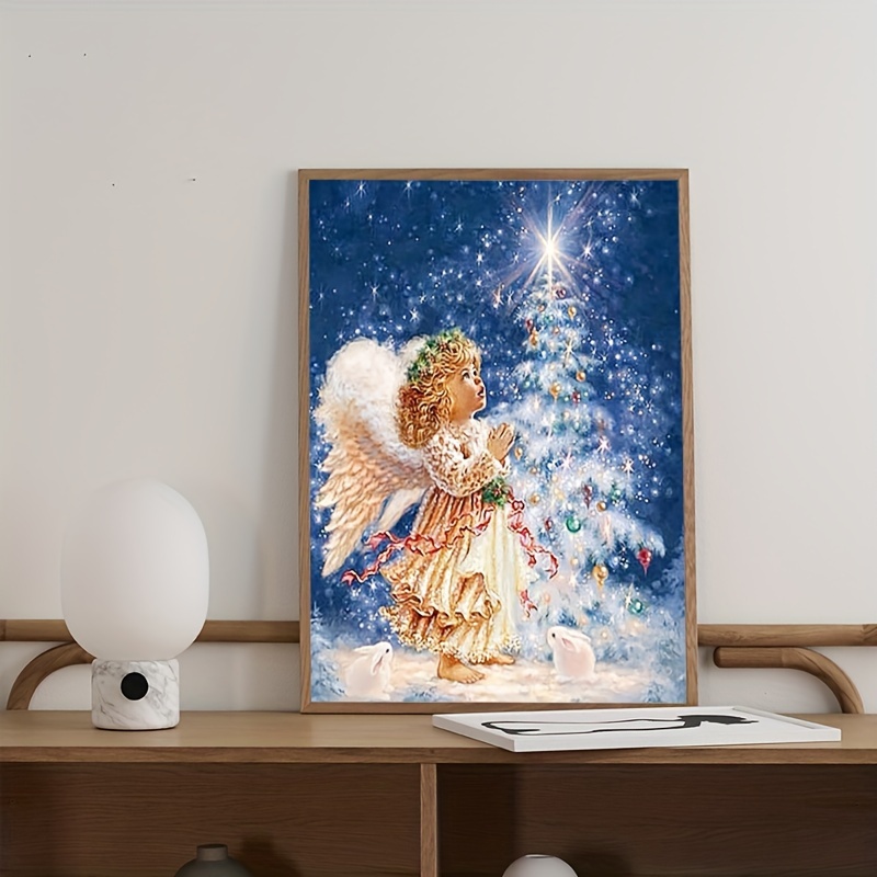 Little Girl Angel DIY 5D Diamond Painting Kit Rhinestone Picture Handmade  Crafts