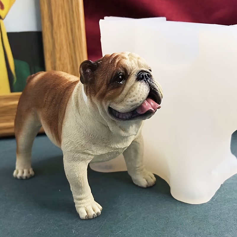 Bulldog Silicone Mold Dog Mousse Tool Handmade Soap Making - Temu