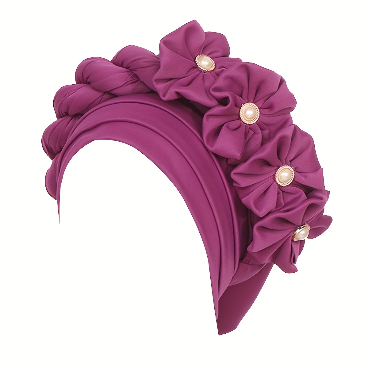 Chapeau Turban Africain À Décor Floral Classique Couleur - Temu France