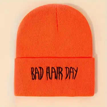 Bonnet bébé rigolo : BAD HAIR DAY (7 couleurs au choix) - Vêtements