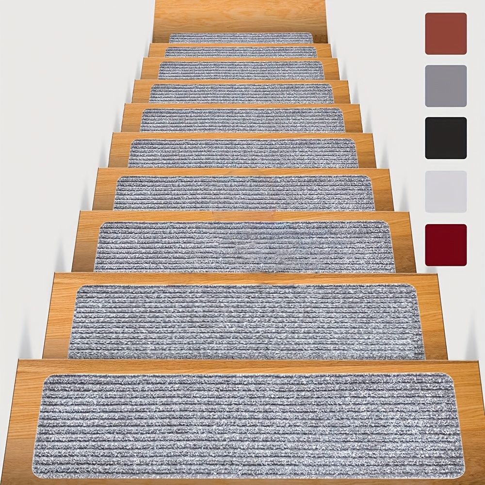 Add Safety And Beauty To Your Stairs With Non-slip Carpet Stair Treads - 8  X 30 Anti-slip Grip For Elders, And Dogs! - Temu
