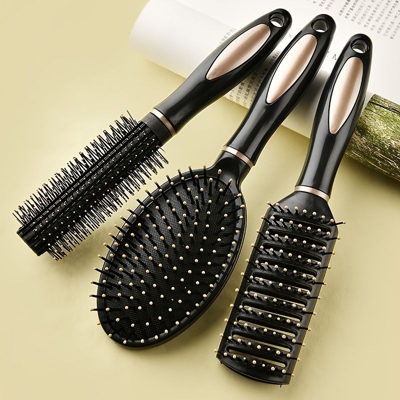 Hair Dryer Brush Blow Dryer Brush Round Styling Hair Brush Wavy Roll Brush  Hairdressing Styling Tool For Blow Drying To Style Curl And Dry Hair | Free  Shipping For New Users | Temu