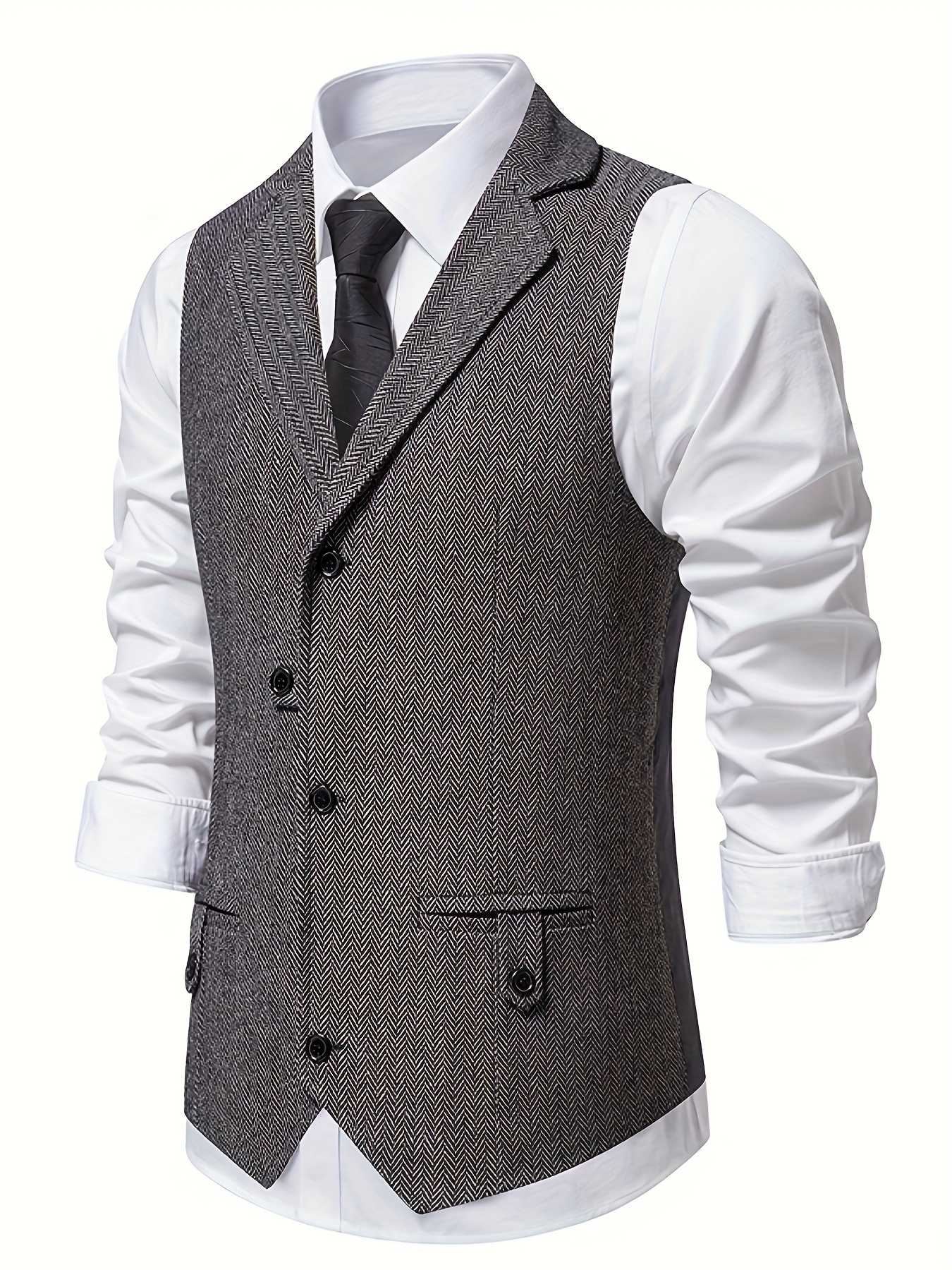 Waistcoat on sale collar styles