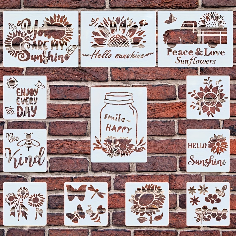 Brick Wall and Patio Painting Stencils