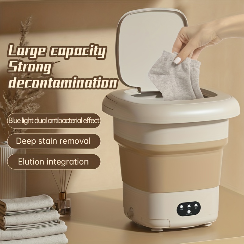 Portable Mini Washing Machine: High power Uv Sterilization - Temu