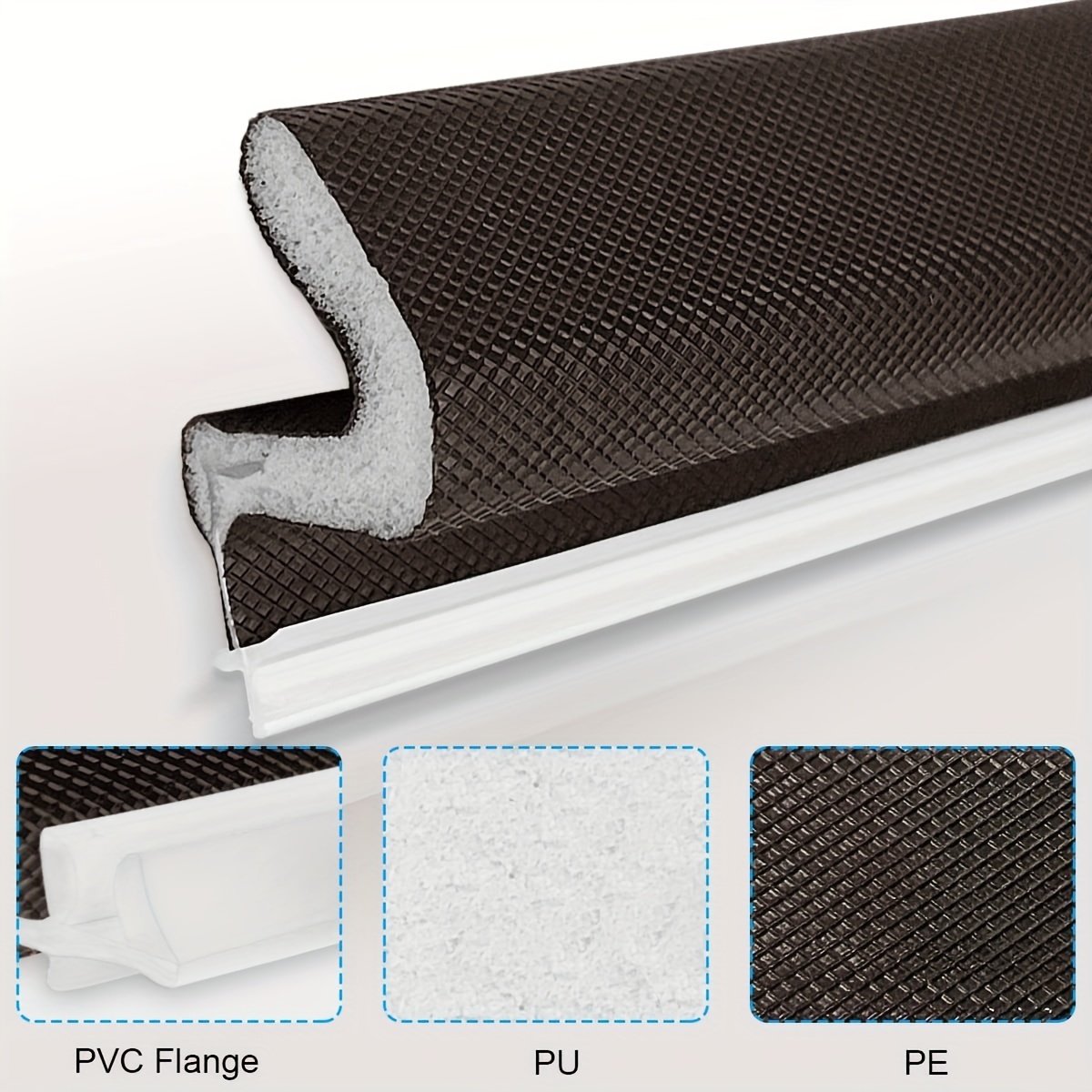 Noise Reduction Weather Stripping Easily Installed Cut Doors Temu Canada