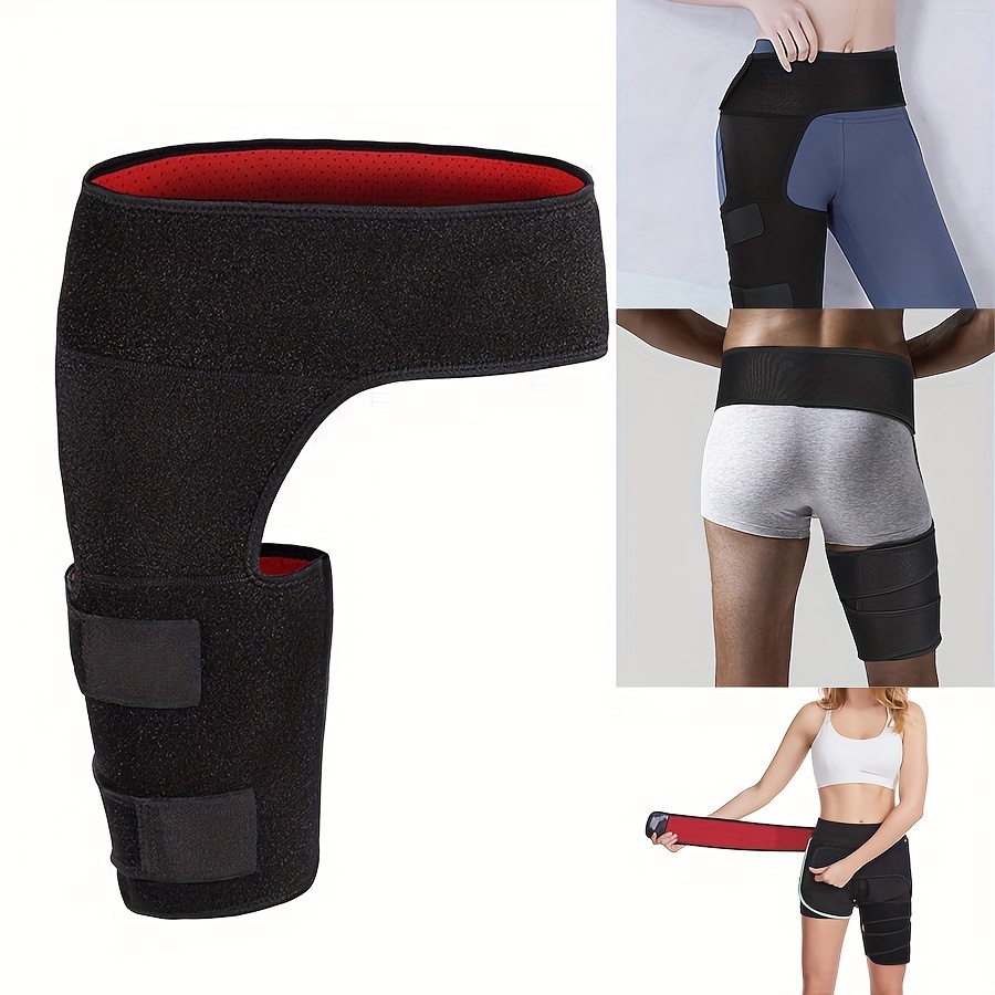Pcs Hip Brace Sciatica Pain Relief Brace Thigh Hamstring Compression Brace  Adjustable Hip Brace Men Women