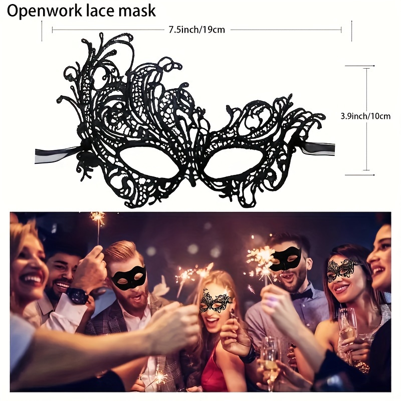 Máscara veneciana para hombres y parejas, máscara veneciana para Halloween,  Mardi Gras, fiesta, baile de graduación