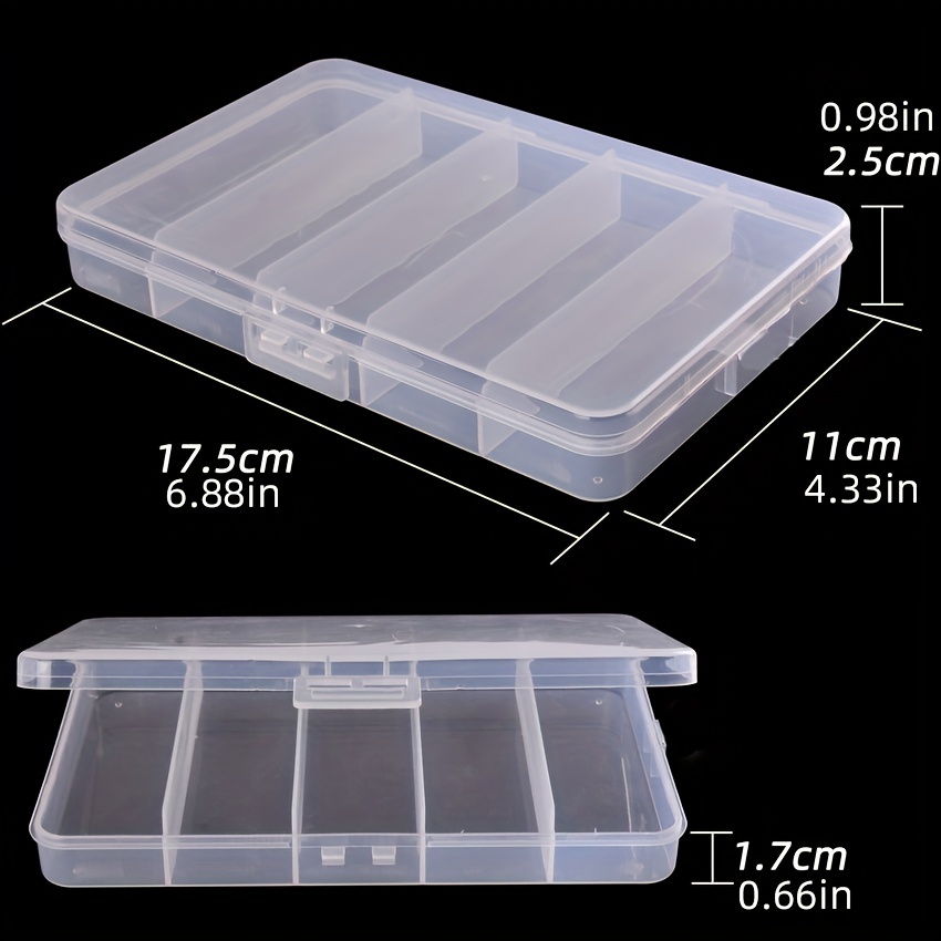 5 compartment Fishing Tackle Box: Organize Fly Fishing Lures - Temu