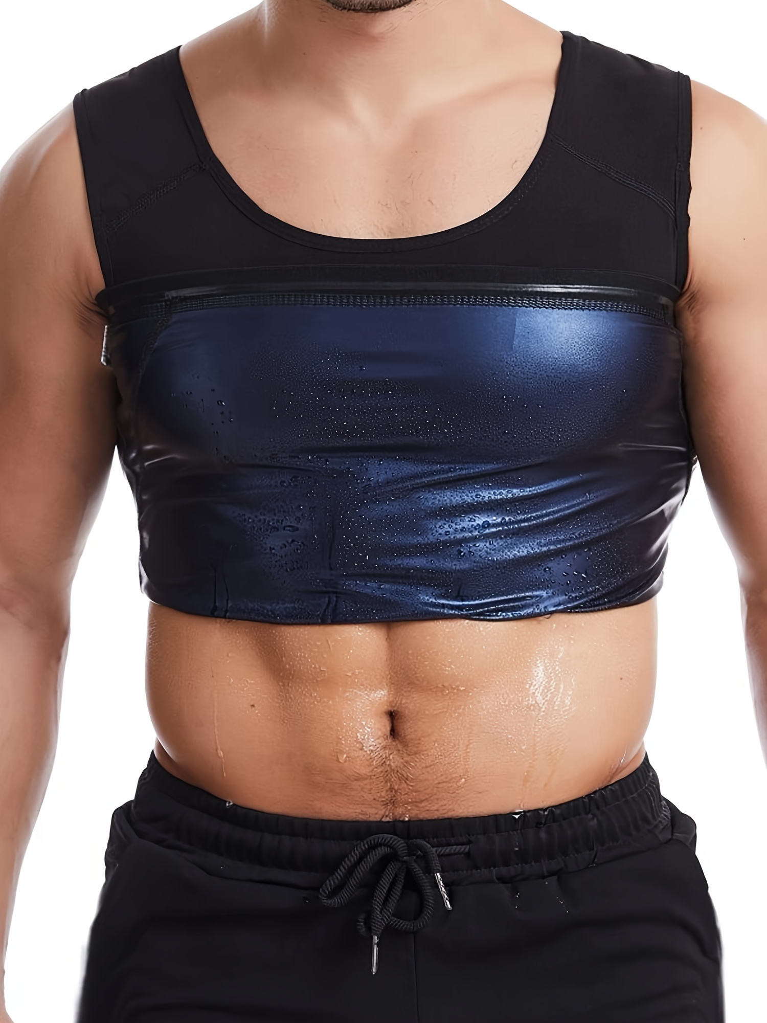 Women's Polymer Sauna Vest Sweat Tank Top Shirts Zipper - Temu