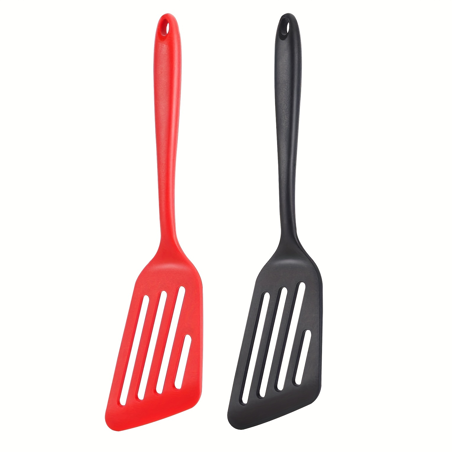 Heat Resistant Silicone Fish Spatula For Nonstick Cookware Slotted Turner  m