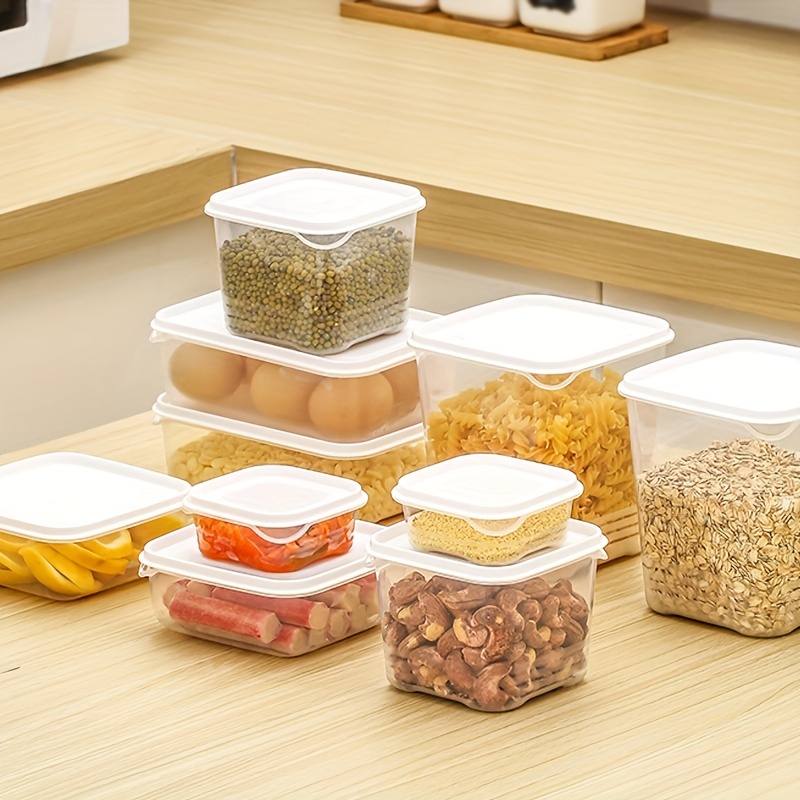 Food Grade Crisper Box Storage Box Food Sealed Box Clear Freezer Safe  Dispenser 