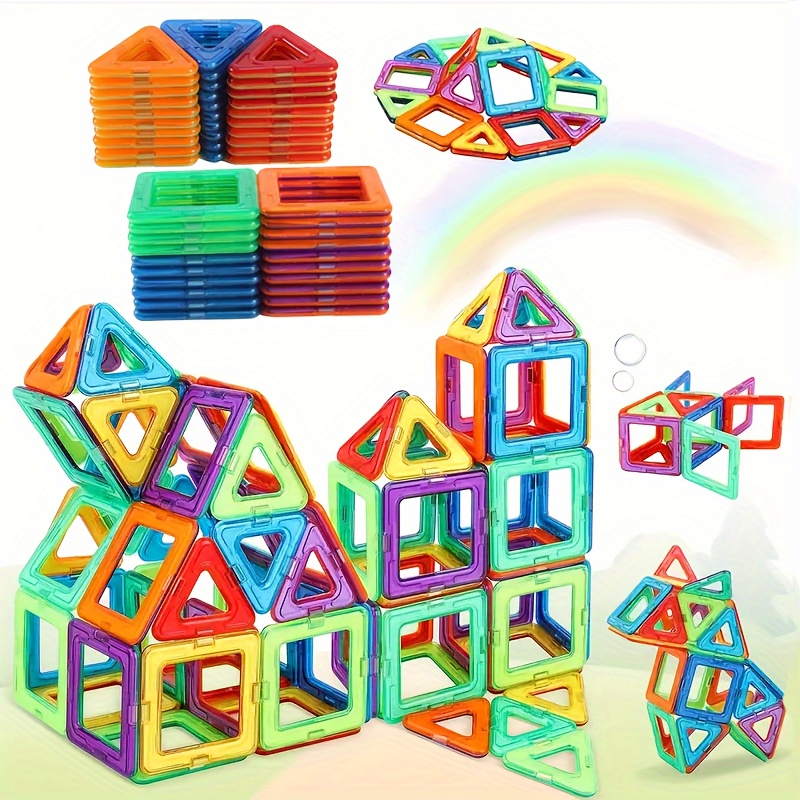 magnetic building blocks toys and magnet toys are suitable for boys and girls childrens toy birthday gifts halloween thanksgiving day christmas easter gift
