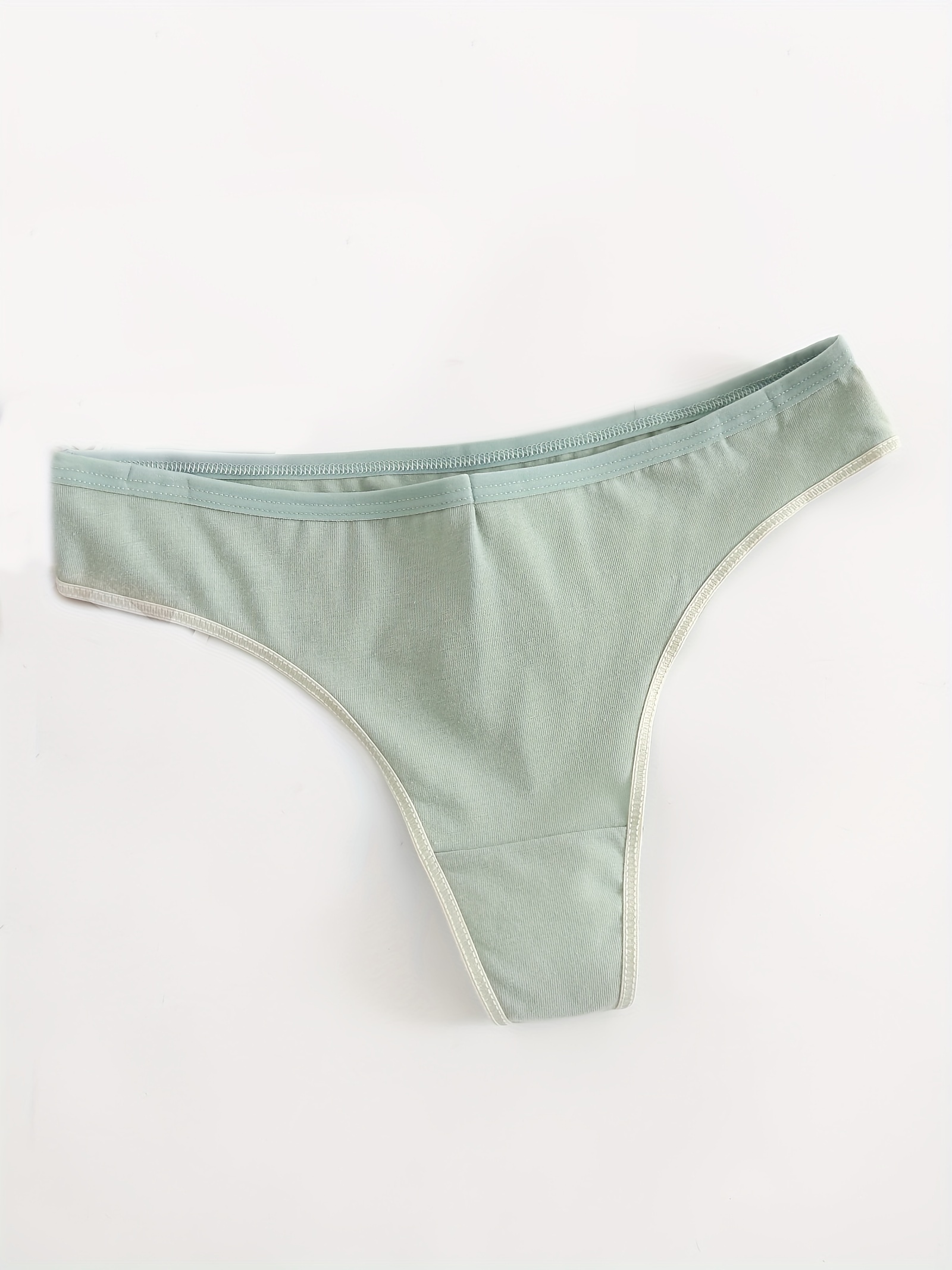 Seamless Cotton Thong Panties Sexy Comfortable Daily - Temu