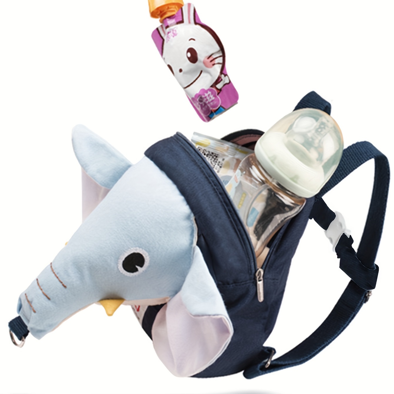 Kids Elephant Backpack With Anti-lost Rope