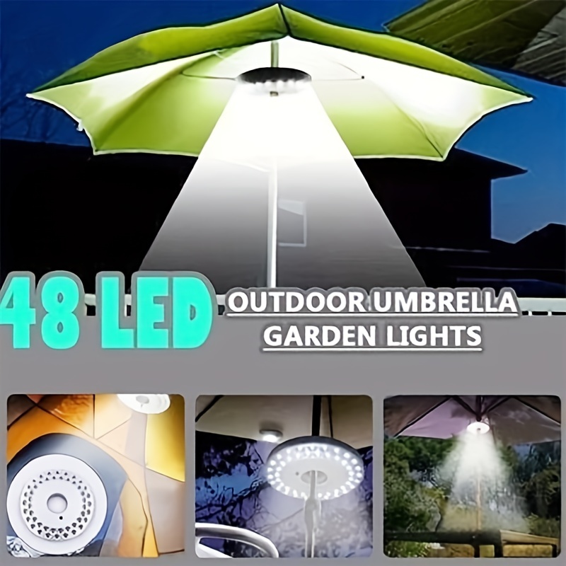 Camping Light Umbrella Light 48 Led Super Bright Patio Led - Temu