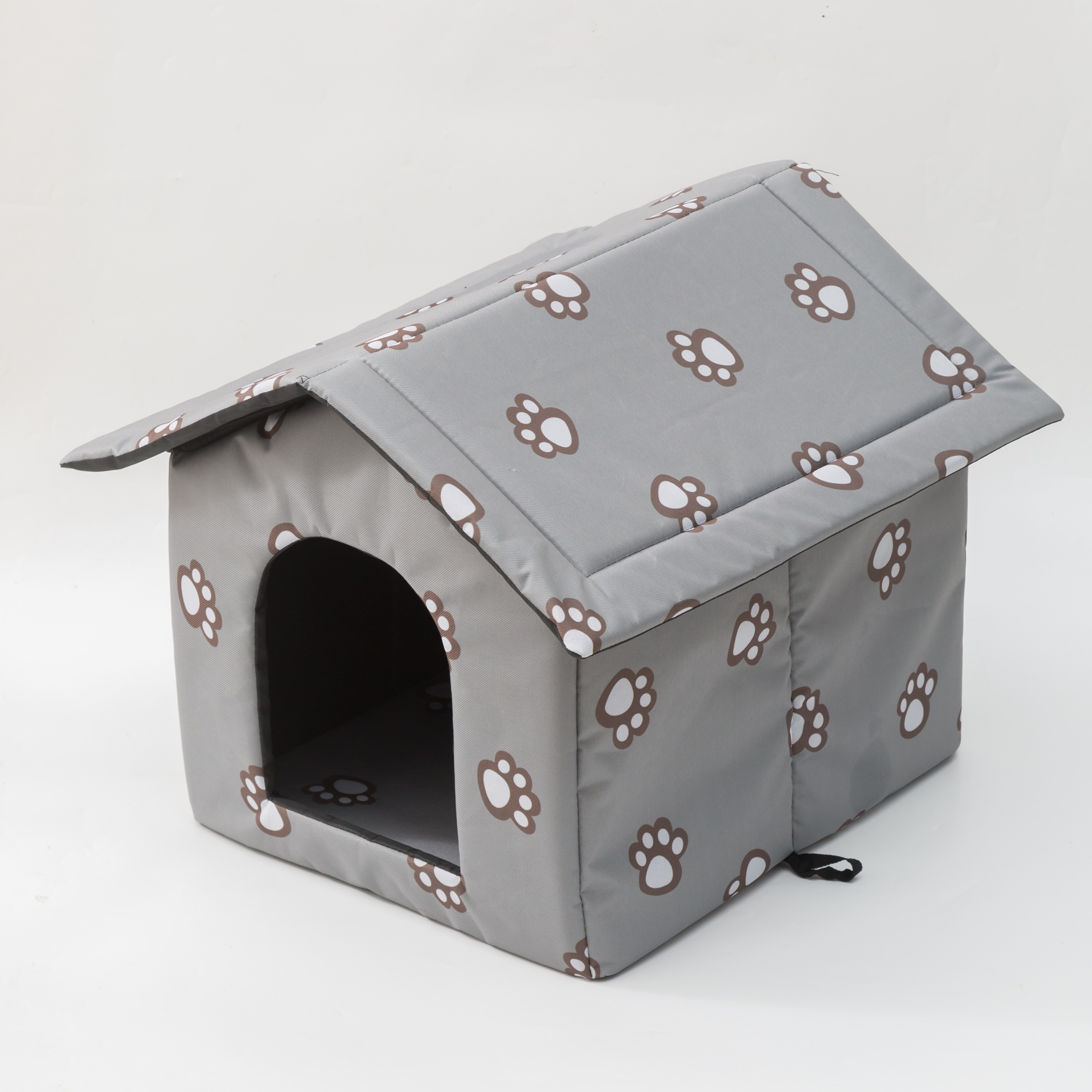 Outdoor Dog Cat House with Removable Washable Mat Door Heavy-Duty  Pet Shelter Indoor/Outdoor Kennel with Ventilation, Easy-* For Small To 