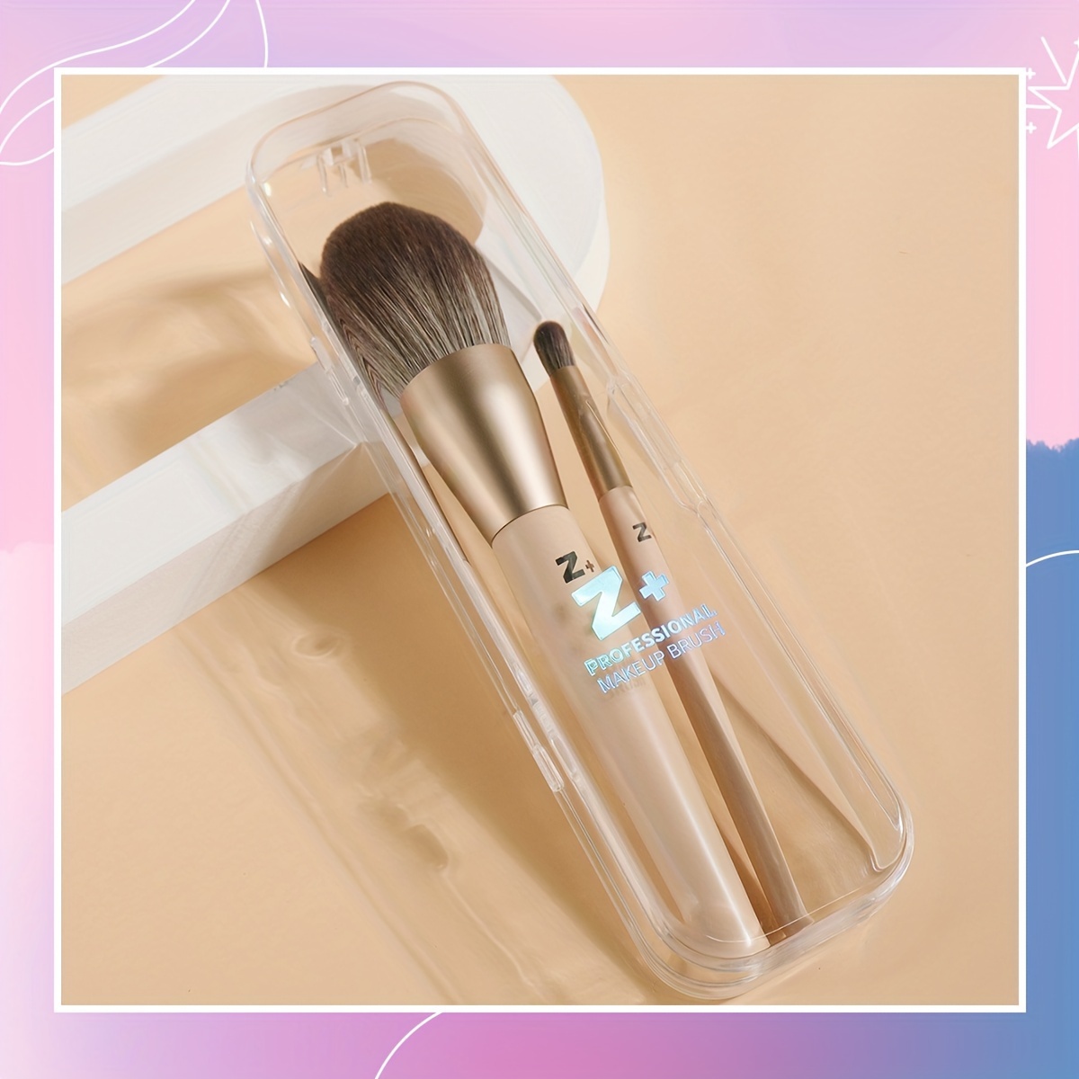 Makeup Brush Storage Box Portable Reusable Clear Makeup Tool - Temu