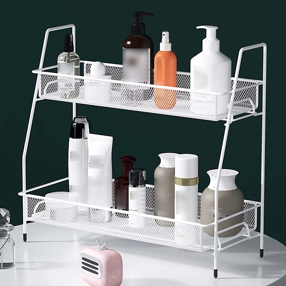 1pc Single Layer Clear Acrylic Storage Shelf For Bathroom, Toilet, Vanity  Organizing Skincare, Perfume, Etc.