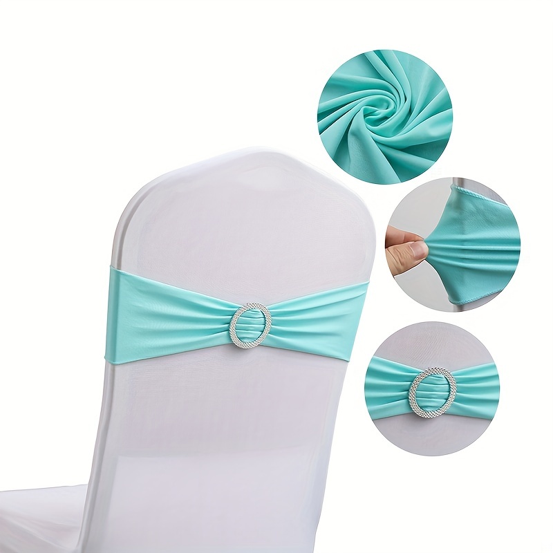 Stretchy Spandex Chair Sash Weddings Parties Perfect Chair - Temu