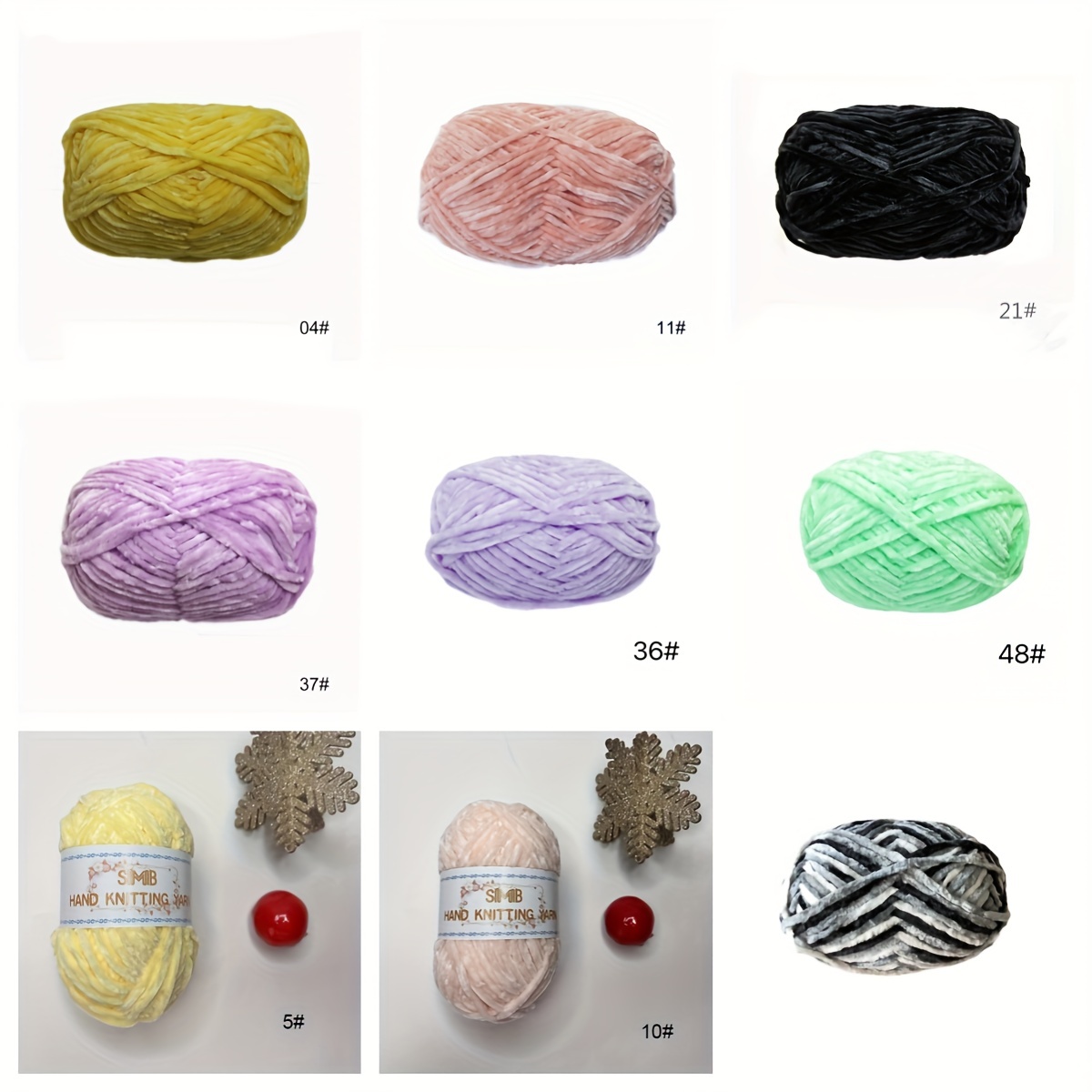 Upgraded Version Of Soft Chenille Yarn In 100% Polyester - Temu