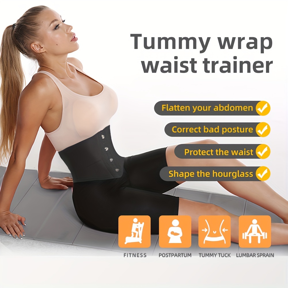 Waist Trainer Tummy Wrap Tummy Control Slim Girdle Belt - Temu Australia