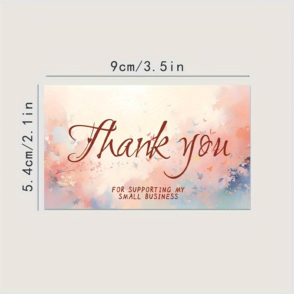 Thank You Cards Thank You Cards Small Business Essentials - Temu Italy