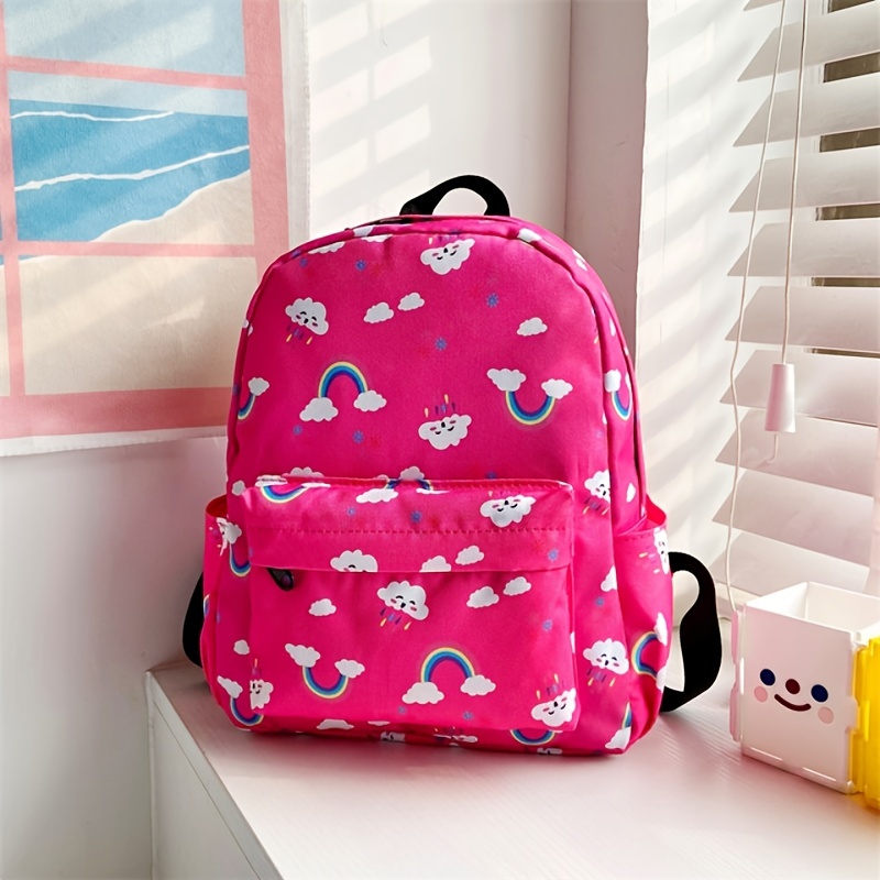 Children SchoolBags Dinosaur Rainbow Kindergarten Backpack