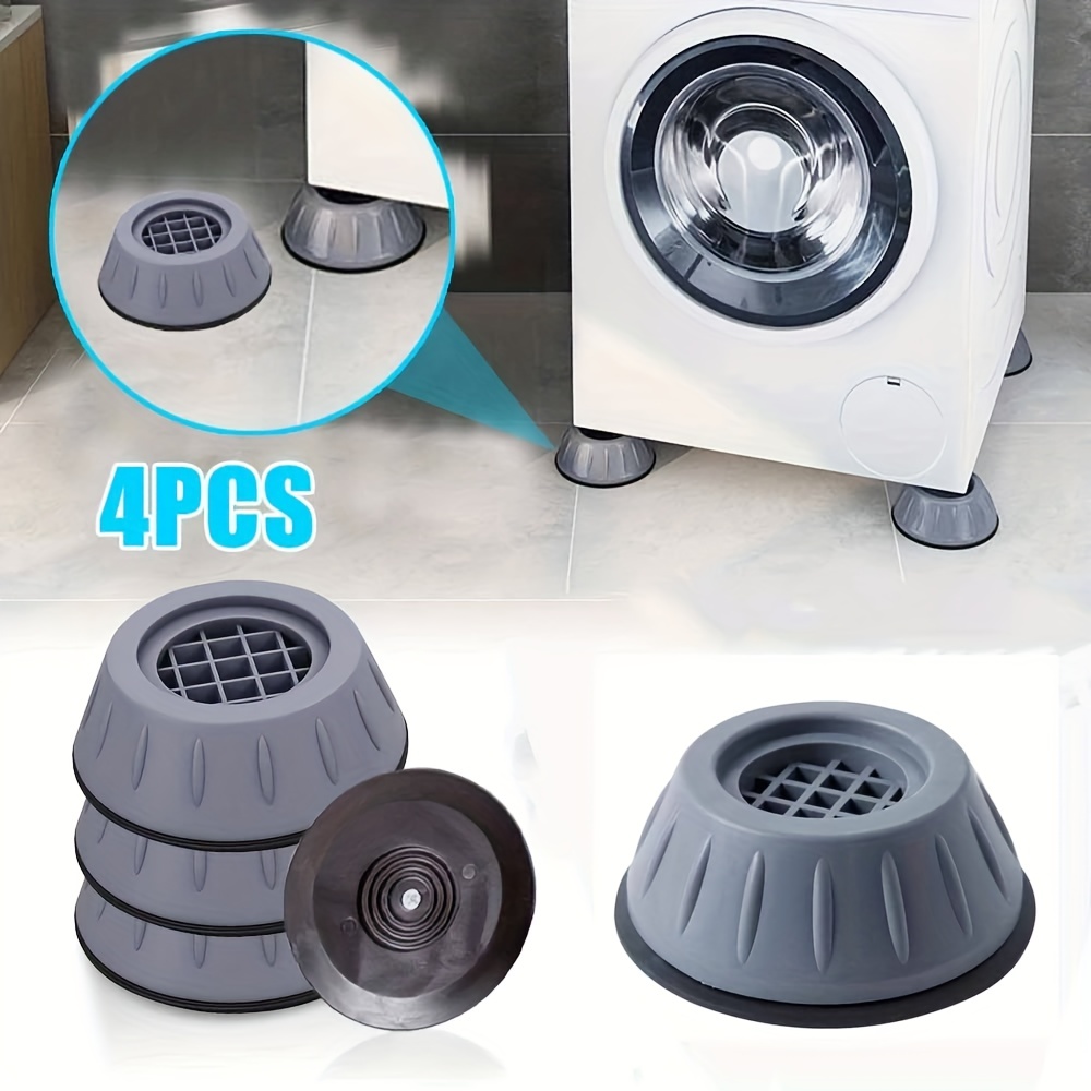 4Pcs Anti-Vibration Pads Universel Pads en caoutchouc pour Lave-linge  Réfrigérateur Accessoire gros électroménager