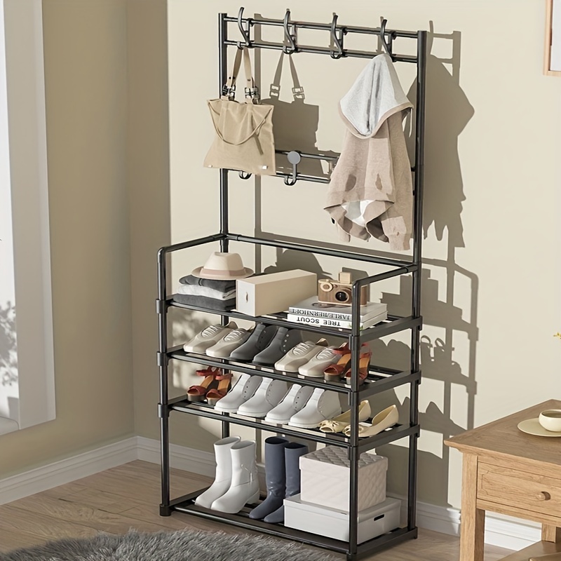 Storage Rack Household 3-Tier Underwear Display Stand, Movable Clothing  Store Commercial Shelves, Floor-Standing Display Rack with Wheel for Hats