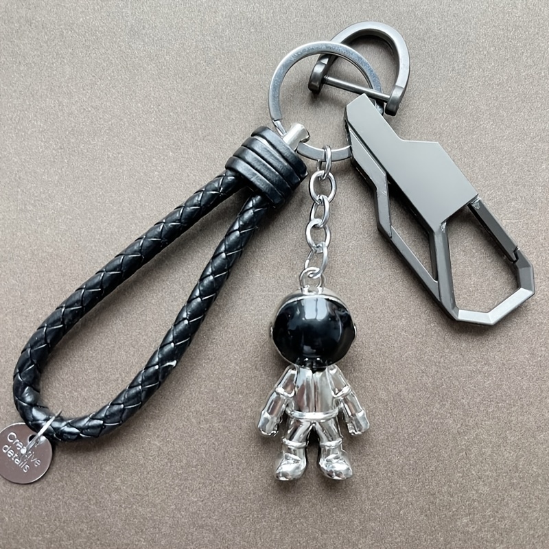 Creative Astronaut Key Ring Mens Metal Waist Hanging Key Ring Car