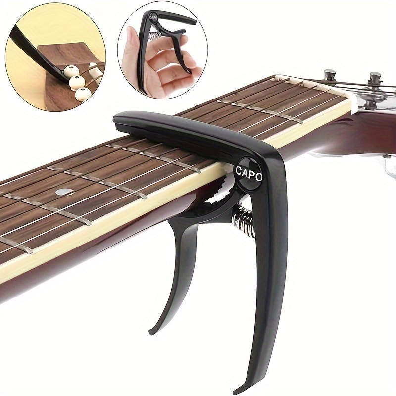 Ukulélé Accessoires Guitare électrique Capo avec 5 médiators