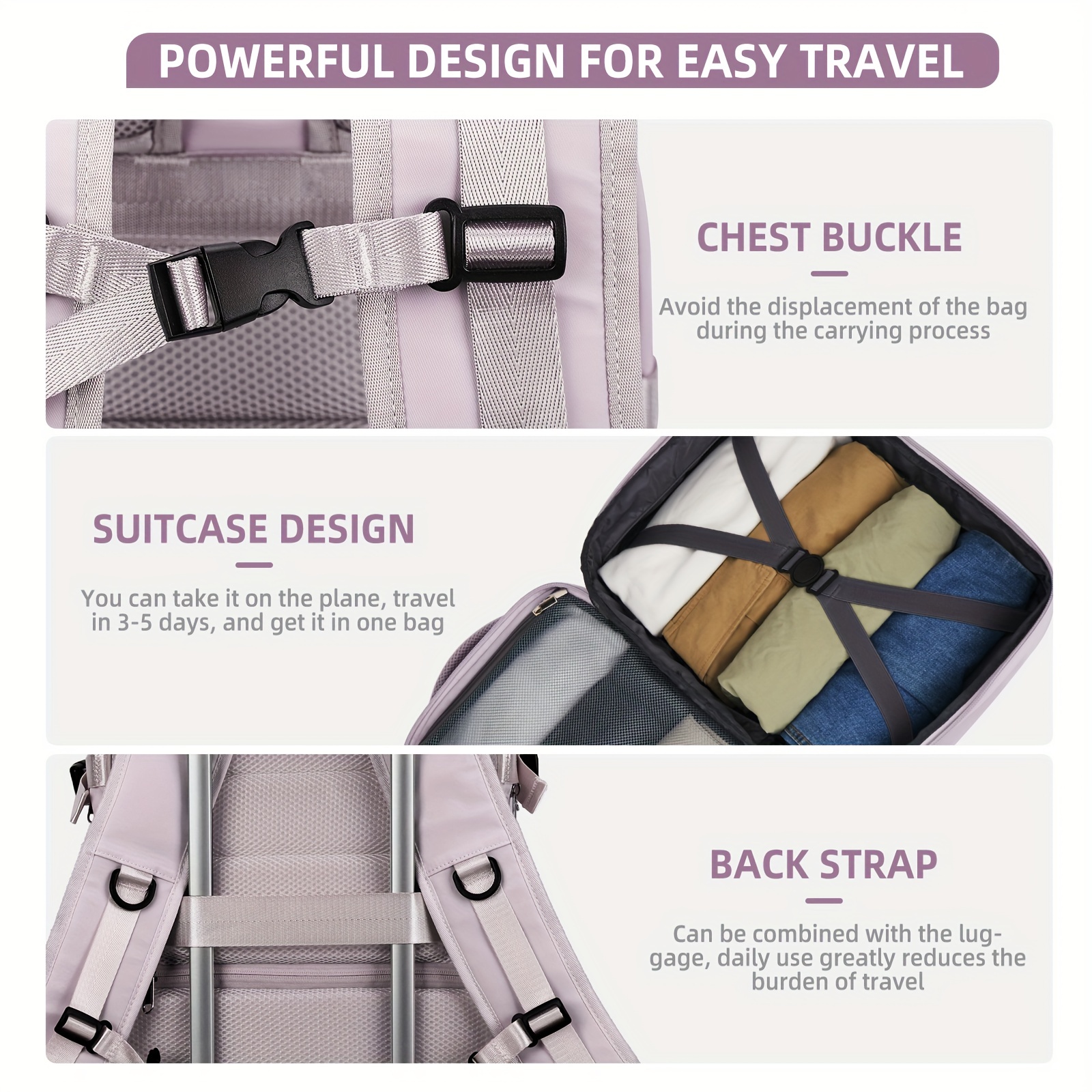 Easy travel outlet backpack