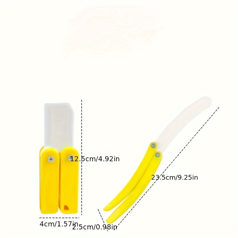 Banana Butterfly Knife Stress Relief Toy Banana Toy Hot Dog - Temu