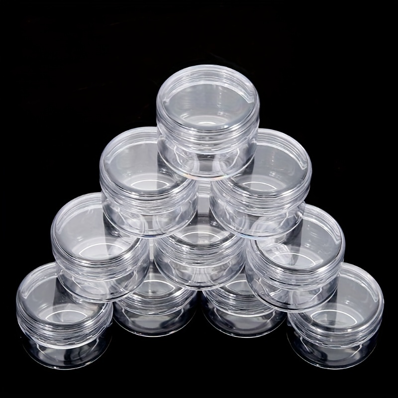 Empty Clear Cosmetic Jars Diamond shaped Mini Cosmetic - Temu