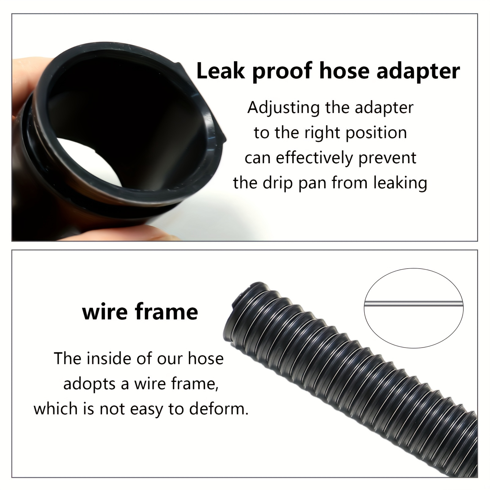 Gutter Downspout Extensions Big Kit, Catch Basin + 2pcs Pipes, Low