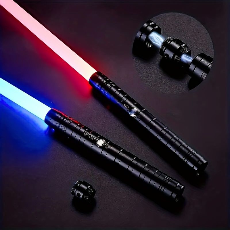 2 Sabre Laser (7 Changements De Couleur) Double Épée LED - Temu Canada