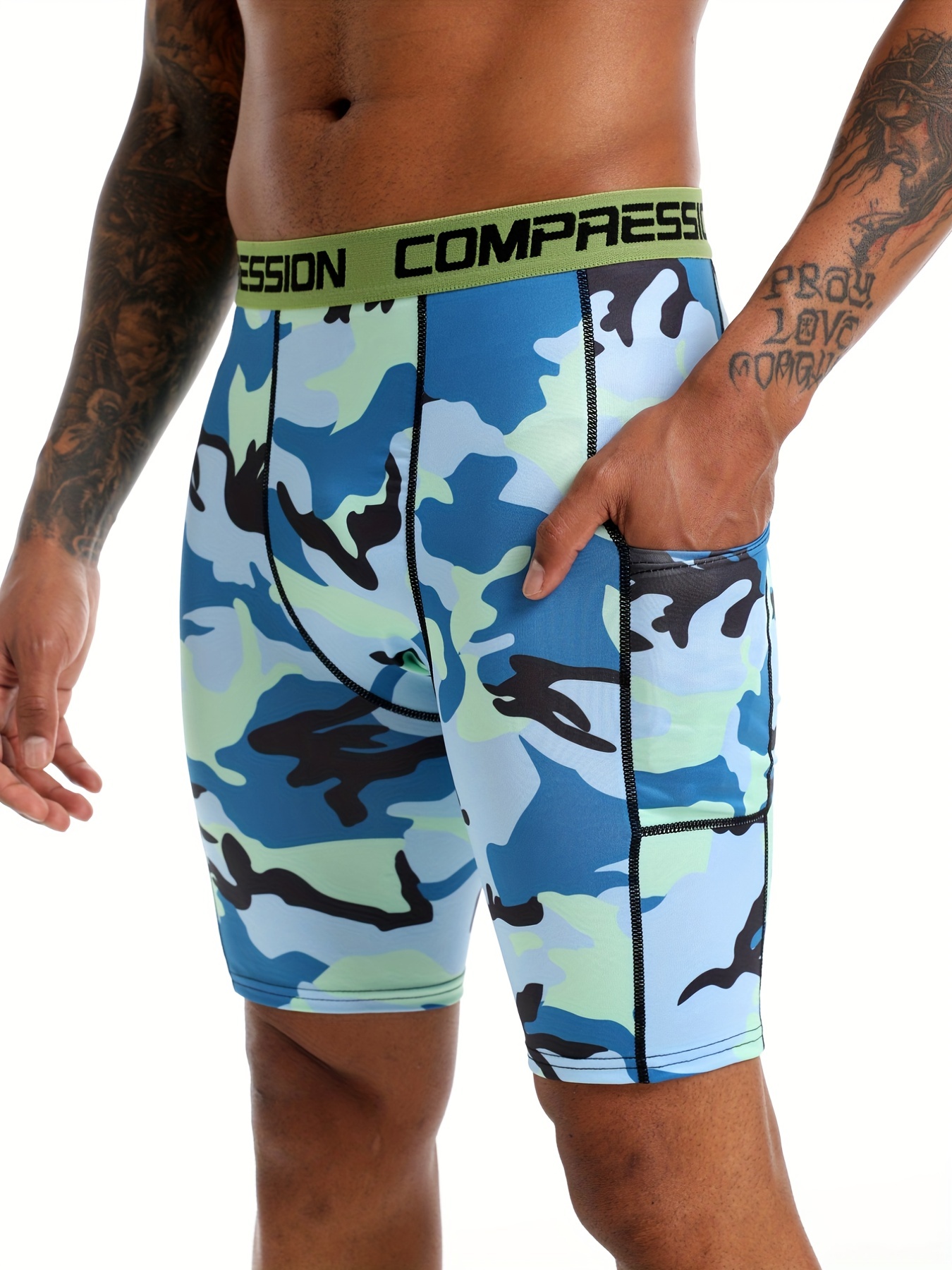 lightweight compression pants men quick drying breathable Temu