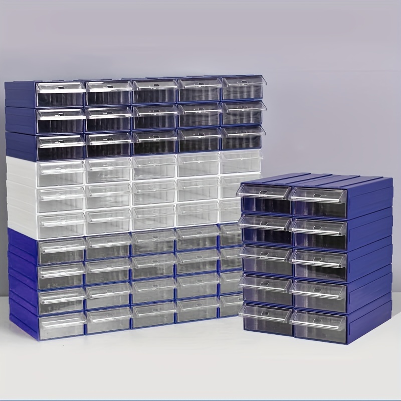 Plastic Stackable Storage Bins Parts Storage Organizer - Temu