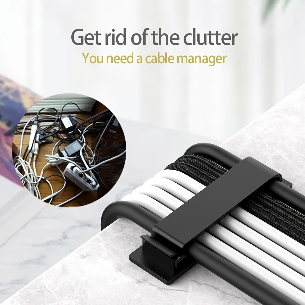 Cable Clips Self adhesive Cable Organizer Cord Holder - Temu