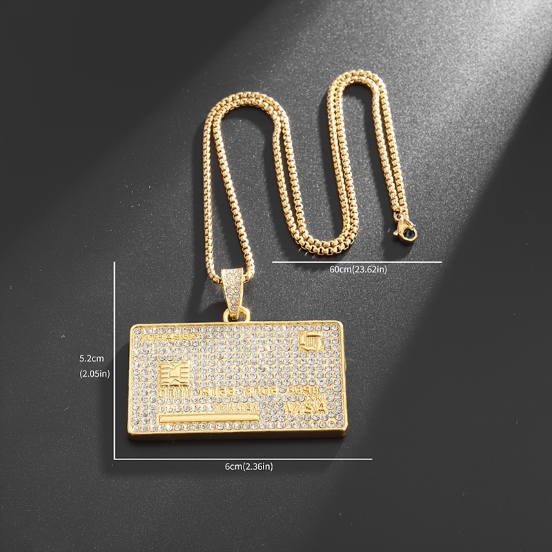 Iced out credit card on sale chain