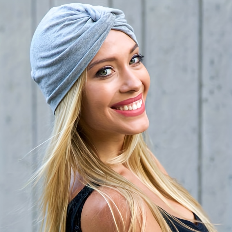 Cappello Turbante Incrociato Leggero Donna, Colore Solido, Morbido E  Confortevole, Antivento, Ideale Trekking Durante Ramadan - Sport E Tempo  Libero - Temu Italy