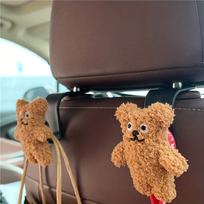 Car Storage Hook Bear Multi functional Decoration Car Seat - Temu