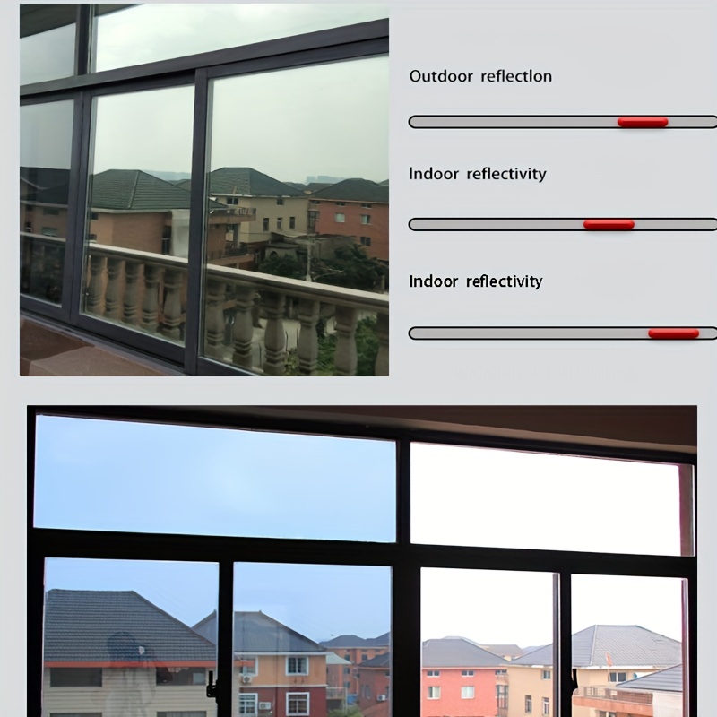 Anti uv Heat Insulation One way Mirror Window Film For - Temu